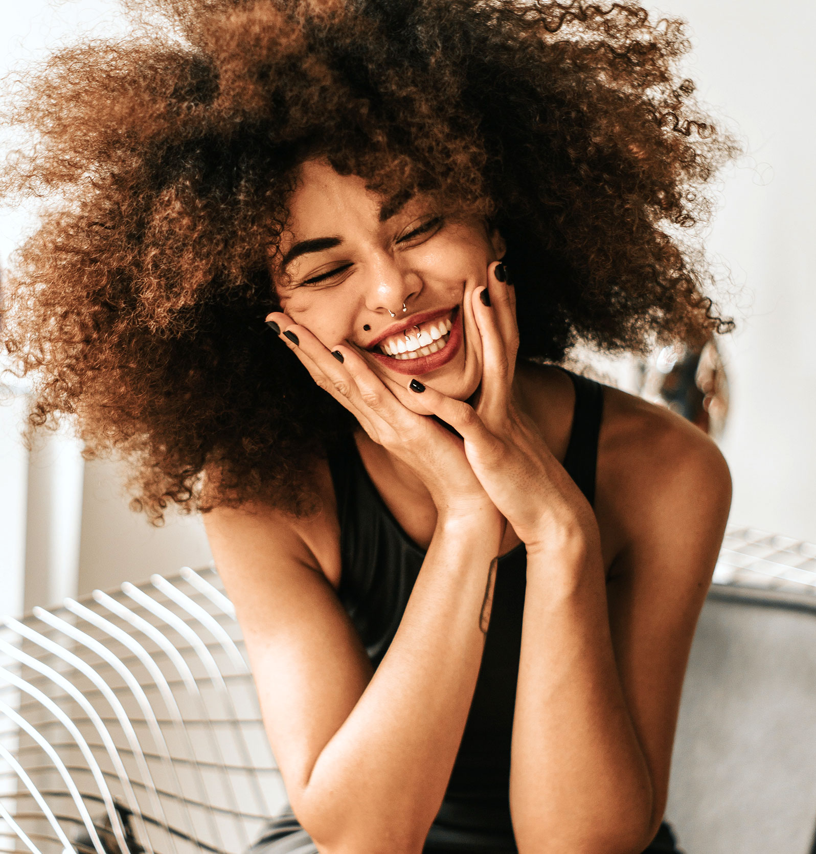 Woman smiling info-22